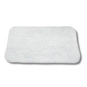 Otel Banyo Paspası | Beyaz | % Pamuk | Kenar Biyeli | 730gr | 50 x 90 cm | Yumuşak Dokulu - 2