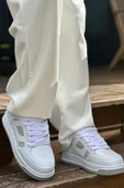 Pabucmarketi Bağcık Erkek Spor Ayakkabı Beyaz Gri thumbnail 2