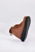 Pabucmarketi Bağcıklı Erkek Sneaker Bot Taba - 2