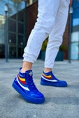 Pabucmarketi Bağcıklı Erkek Sneaker Bot Lacivert - 3
