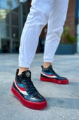 Pabucmarketi Bağcıklı Erkek Sneaker Bot Siyah - 1