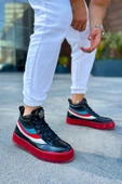 Pabucmarketi Bağcıklı Erkek Sneaker Bot Siyah - 3