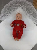 Lenaca Yenidoğan Kumru Plazma Taçlı Lüks Kundak Bebek Battaniyesi - 4