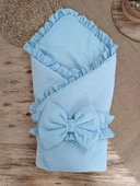 Lenaca Yenidoğan Tericotton Kumaş Multi Mevsimlik Bebek Battaniyesi Kundak thumbnail 1