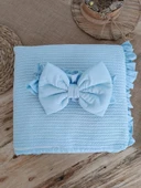 Lenaca Yenidoğan Tericotton Kumaş Multi Mevsimlik Bebek Battaniyesi Kundak thumbnail 4