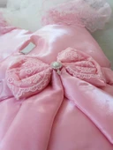 Lenaca Yenidoğan Kumru İnci Fiyonk Kristal Parlak Duvaklı Kundak Bebek Battaniyesi - 3