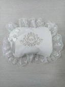 Lenaca Yenidoğan Bambu Taç Nakışlı Kundaklı Trilüks 3lü Alt Açma Seti thumbnail 7