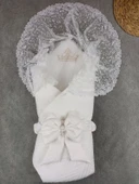 Lenaca Yenidoğan Kumru Plazma Taçlı Lüks Kundak Bebek Battaniyesi - 1