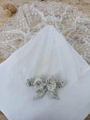 Lenaca Yenidoğan Gül Sedefli Duvaklı Taş Fiyonk Erkek Bebek Kumru Kundak Bebek Battaniyesi - 4