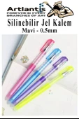 Silinebilir Jel Kalem Mavi 0.5 mm 4 Adet Silinebilir Tükenmez Kalem Pilot Kalem Mürekkepli Kolay Silinebilir Kumaş Kalemi - 2