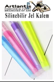 Silinebilir Jel Kalem Mavi 0.5 mm 4 Adet Silinebilir Tükenmez Kalem Pilot Kalem Mürekkepli Kolay Silinebilir Kumaş Kalemi - 4