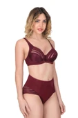 BORDO MI Emay 177 B Toparlayıcı Sütyen Takım - 1