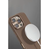 iPhone 16 Pro Max Jinta Kılıf Magsafe Şarj Özellikli Süet Kapak - 2