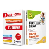 Ardışık 5.Sınıf Bursluluk Deneme ve Editör Çıkmış Sorular Seti 2 Kitap - 1