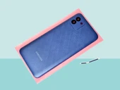 Samsung Galaxy A03 Sm A035 Uyumlu FULL KASA Arka Kapak Batarya Kapağı - MAVİ thumbnail 1