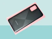 Samsung Galaxy A02S Uyumlu FULL KASA Arka Kapak Batarya Kapağı - SİYAH - 1