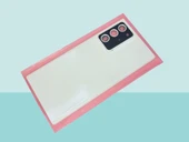 Samsung Galaxy NOTE 20 Uyumlu Arka Kapak Batarya Kapağı - BEYAZ- FULL LENSLİ thumbnail 1