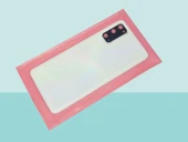 Samsung Galaxy S20 Uyumlu Arka Kapak Batarya Kapağı - BEYAZ - FULL LENSLİ thumbnail 1