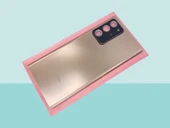 Samsung Galaxy NOTE 20 UTRA Uyumlu Arka Kapak Batarya Kapağı -  GOLD - FULL LENSLİ - 1