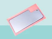 Samsung Galaxy S21 PLUS Uyumlu Arka Kapak Batarya Kapağı -  MAVİ thumbnail 1