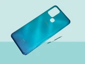 Infinix HOT 10 FULL Uyumlu FULL KASA Arka Kapak Batarya Kapağı - MAVİ thumbnail 1