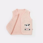 Lenaca Live Pandas Kapitone Yelek  Pembe - 2