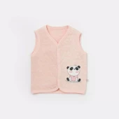 Lenaca Live Pandas Kapitone Yelek  Pembe - 1