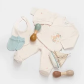 Lenaca Save The Seahorse 5'li Hastane Çıkış Seti  Bej-mint - 2