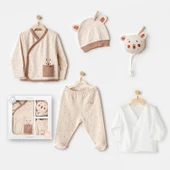 Lenaca Adventurous Bear 5'li Hastane Çıkışı Beige - 1