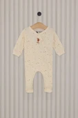 Lenaca Kız Bebek Patikli Tulum  Krem - 1