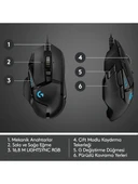 Logitech G502 910-005471 Hero Optik Kablolu Oyuncu Mouse - 6