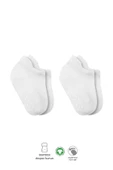 Lenaca 2'li Sneakers Kaymaz Basic Penye Çorap Bs20103 Beyaz Beyaz - 1