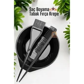 ModaCar Saç Boyama Tabak Fırça Krepe Tarak Seti - 1