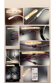 POZART AUDİO SYSTEMS Piksel Neon Ledli Oval 6*9 Hoparlör Midrange Kapağı 4adet Kapak+Modül Soket Tak Çıkart Kolay Montaj - 2