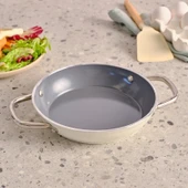 Karaca x Refika Birgül Swiss Crystal Metal Kulplu Sahan 20 cm Creamy - 1