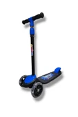 ÇEKİRDEK ZEKA SWİNG SCOOTER MAVİ 3 tekerlekli LED IŞIKLI 3yaş+ Çocuk Scooter 40kğ Kapasiteli - 1
