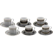 Karaca Helenistik 6 Kişilik Kahve Fincanı 80 ml thumbnail 5