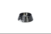 Beeztees DBL Köpek Mama Su Kabı, Mat Siyah Paslanmaz Çelik, Siyah Mermer Görünümlü, 14cm, 160ml thumbnail 3