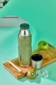 500 ML Çift Kat Sızdırmaz Paslanmaz Çelik Termos – 12 Saat Sıcak, 24 Saat Soğuk Koruma - 4