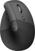 Logitech Lift 910-006473 Siyah Dikey Sessiz Ergonomik Optik Kablosuz Mouse Teşhir thumbnail 1