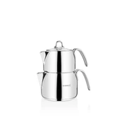 Korkmaz A029 Perla Mega Çelik Çaydanlık Takımı - 1