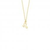 14 Ayar Altın Aslan Burç Kolye thumbnail 1