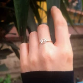 14 Ayar Altın Yengeç Burç Yüzük thumbnail 2