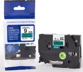 Tonersepeti Brother TZE-721 Yeşil Üzerine Siyah Muadil Etiket Şeridi thumbnail 2