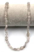 Ay Taşı Doğal Taş Dizi 5 x 8 mm Mercimek Kesim - 2