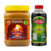 Bozkırlı Çavuşoğlu Kepekli Beyaz Tahin 930 g + Dut Pekmezi 1000g - 1