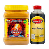 Bozkırlı Çavuşoğlu Odun Ateşinde Kepeksiz Bozkır Tahini 930 g + Andız Pekmezi 1000g - 1