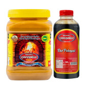 Bozkırlı Çavuşoğlu Odun Ateşinde Kepeksiz Bozkır Tahini 930 g + Dut Pekmezi 1000g - 1