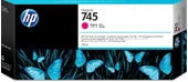 Feyza Bilişim HP 745 Magenta 300 ml. Kırmızı Orijinal Plotter Designjet Mürekkep Kartuşu (F9K01A) - 1