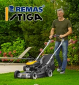 Stiga Collector 548 AE Akülü Çim Biçme Makinesi + Batarya + Şarj Cihazı - 6